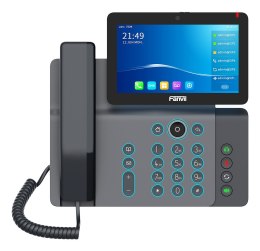 Fanvil V67 telefon VoIP Czarny 20 linii LCD Wi-Fi