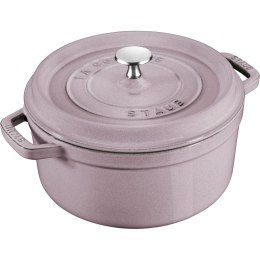 Garnek żeliwny okrągły Staub - 2.6 ltr, Kwiat Wiśni