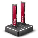 Axagon ADSA-M2C stacja dokująca do dysków twardych USB 3.2 Gen 2 (3.1 Gen 2) Type-C