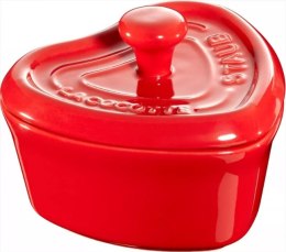 Mini Cocotte serce STAUB 40511-092-0 - czerwony 200 ml