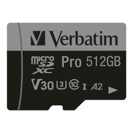 Verbatim 47046 pamięć flash 512 GB MicroSDXC UHS-I Klasa 10