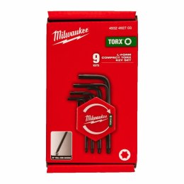 MILWAUKEE KLUCZ TORX ZESTAW KOMPAKTOWY 9szt.