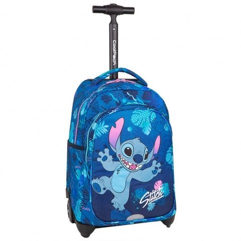 DISNEY BLUE - JACK - PLECAK MŁODZIEŻOWY NA KÓŁKACH - STITCH