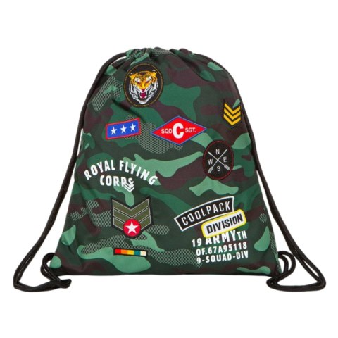 COOLPACK - SPRINT - WOREK SPORTOWY - CAMO GREEN (BADGES) *