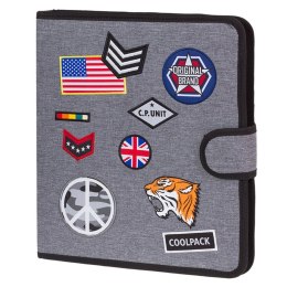 COOLPACK - MATE - TECZKA WIELOFUNKCYJNA - Badges Grey