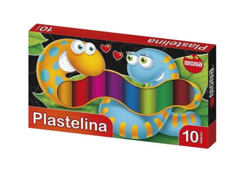 Plastelina 10 kolorów 15 g