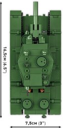 COBI 2731 Historical Collection WWII KV-2 - radziecki czołg ciężki 510 klocków