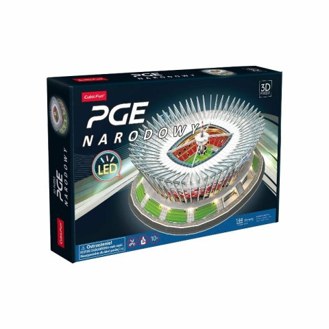 Puzzle 3D Stadion PGE Narodowy wersja LED L541H Cubic Fun