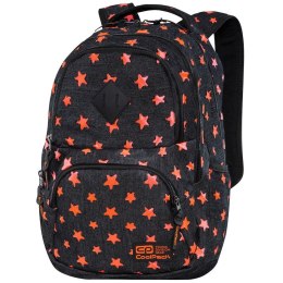 COOLPACK - DART - PLECAK MŁODZIEŻOWY - DENIM ORANGE STARS