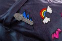 COOLPACK - HIPPIE - PLECAK MŁODZIEŻOWY - SPARKLING BADGES JEANS