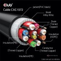 CLUB3D Ultra High Speed HDMI 4K120Hz, 8K60Hz Certified Cable 48Gbps M/M 2 m / 6.56 ft