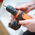 Black & Decker BDCDD12KB-QW wiertło Zamek centralny Czarny, Pomarańczowy