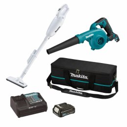 MAKITA.DMUCHAWA 12V CXT UB100D + CL108FD ODKURZACZ 1x2,0Ah +TORBA ...