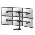 Neomounts FPMA-D700DD6 uchwyt / stojak do monitorów 68,6 cm (27") Biurko Czarny