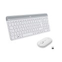 Logitech MK470 klawiatura Dołączona myszka Uniwersalne RF Wireless QWERTZ Niemiecki Biały