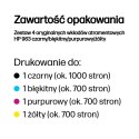 HP Zestaw 4 oryginalnych wkładów atramentowych 963 czarny/błękitny/purpurowy/żółty