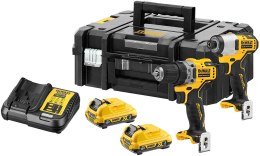 DeWALT DCK2110L2T-QW wkrętak zasilany/zakrętark udarowy Czarny, Żółty