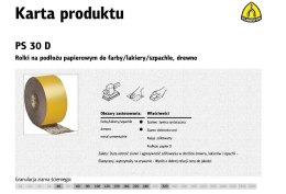 K.PAPIER ROLKA 115mm PS30D P 60 (50mb)