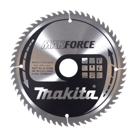 Makita B-32390 ostrze do piły tarczowej 19 cm 1 szt.