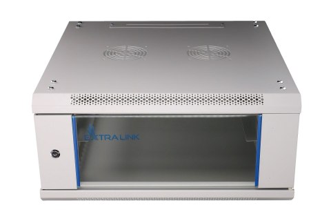 Extralink Szafa rack 4U 600x600 Szara montowana na ścianie