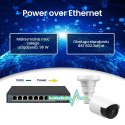 EXTRALINK CERES 8 PORTOWY SWITCH POE 48V 10/100MB 802.3AF 15,4W NA PORT