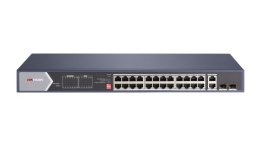 Hikvision DS-3E0528HP-E łącza sieciowe Nie zarządzany Gigabit Ethernet (10/100/1000) Obsługa PoE Niebieski