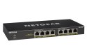 NETGEAR GS308PP Nie zarządzany Gigabit Ethernet (10/100/1000) Obsługa PoE Czarny