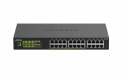 NETGEAR GS324P Nie zarządzany Gigabit Ethernet (10/100/1000) Obsługa PoE 1U Czarny