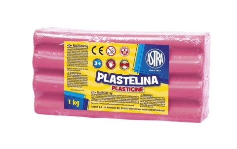 Plastelina Astra 1 kg różowa jasna