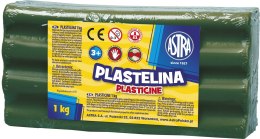 Plastelina Astra 1 kg zielona ciemna