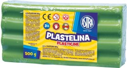 Plastelina Astra 500g zielona jasna