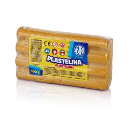 Plastelina metaliczna Astra 500g złota