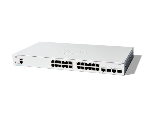 Cisco C1300-24T-4G łącza sieciowe Zarządzany L2/L3 Gigabit Ethernet (10/100/1000) Biały