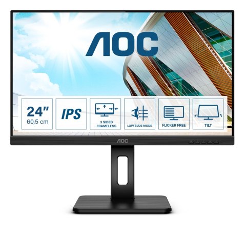 AOC 24P2Q LED display 60,5 cm (23.8") 1920 x 1080 px Full HD Czarny