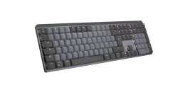 Logitech MX Mechanical klawiatura Biuro RF Wireless + Bluetooth QWERTZ Niemiecki Grafitowy, Szary