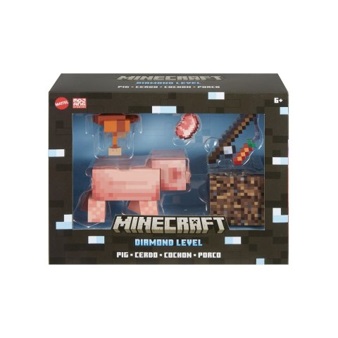 Minecraft Diamentowy Poziom Świnia Figurka