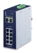 PLANET IGS-10020MT łącza sieciowe Zarządzany L2+ Gigabit Ethernet (10/100/1000) Czarny