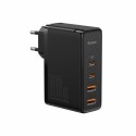 BASEUS ŁADOWARKA SIECIOWA 2X USB+2X USB-C (CZARNA)