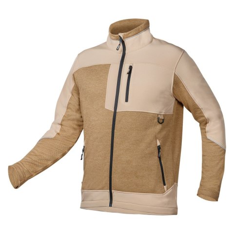 Bluza softshell OUTDOOR, beżowa, rozmiar L