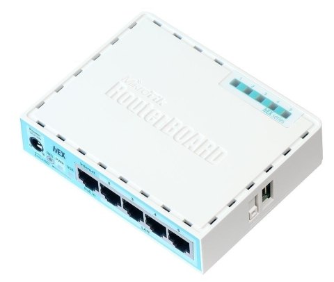 Router Mikrotik RB750GR3 Gigabit Ethernet Turkusowy, Biały