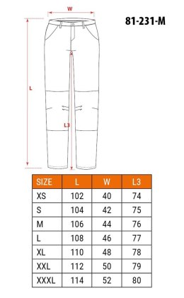 NEO tools 81-231-M spodnie ochronne