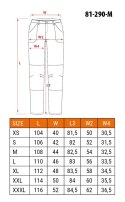 NEO tools 81-290-M spodnie ochronne Czarny