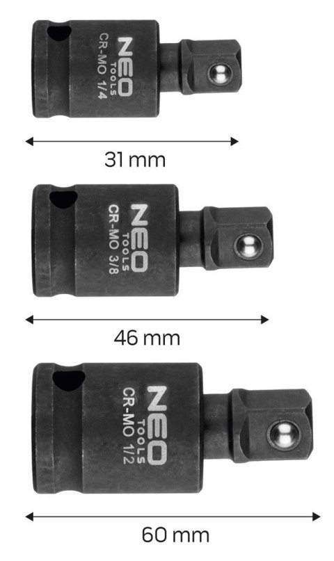 NEO tools 10-256 akcesorium do gniazd nasadowych