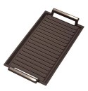 Grill elektryczny CATA BBQ do kuchni indukcyjnej, 22.8 x 43.2 x 3.8 cm, czarny