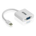 ATEN VC920-AT adapter kablowy Mini DisplayPort VGA (D-Sub) Biały