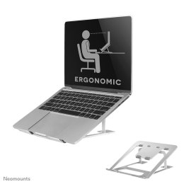 Neomounts NSLS085SILVER stojak na laptop Podstawka na notebooka Srebrny 43,2 cm (17