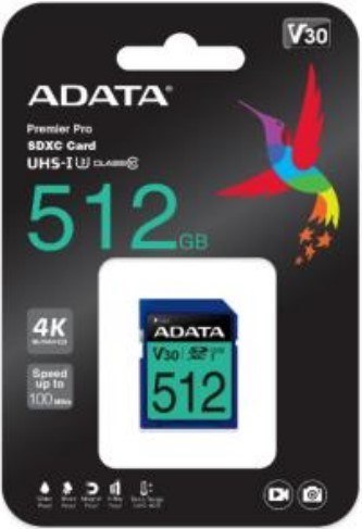 ADATA Premier Pro 512 GB SDXC UHS-I Klasa 10