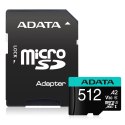 ADATA Premier Pro 512 GB UHS1 U3 V30 A2 + adapter