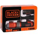 Black & Decker BCF603C-QW wkrętak zasilany/zakrętark udarowy 180 RPM Czarny, Pomarańczowy