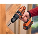 Black & Decker BDCH188N-XJ wiertło 1350 RPM Czarny, Pomarańczowy